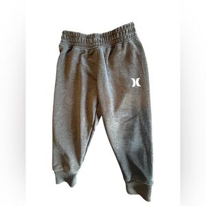 Hurley 2T Gray Sweatpants with Elastic Wstband & Ribbed Cuffs. GUC -15% w2+bndle